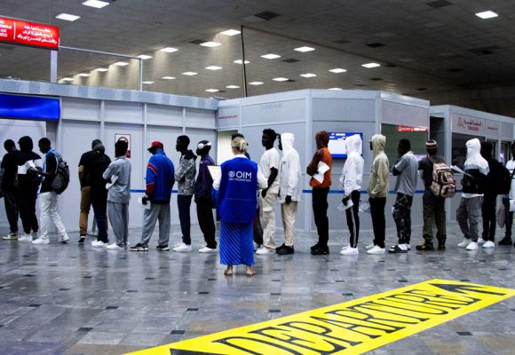 L’OIM facilite le retour de 105 migrants gambiens à partir de Tunis