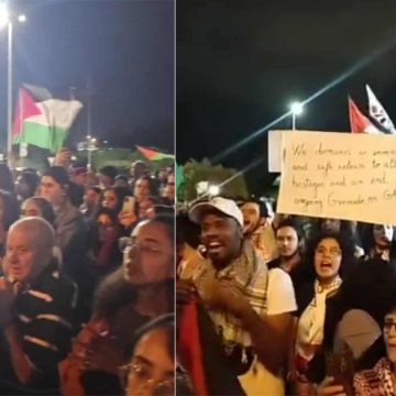 Flottille Soumoud | Solidarité à Tunis : Rassemblement devant l’ambassade américaine