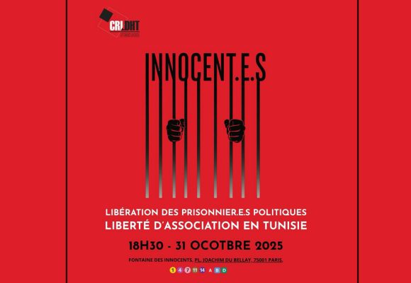 Rassemblement à Paris pour une justice tunisienne indépendante