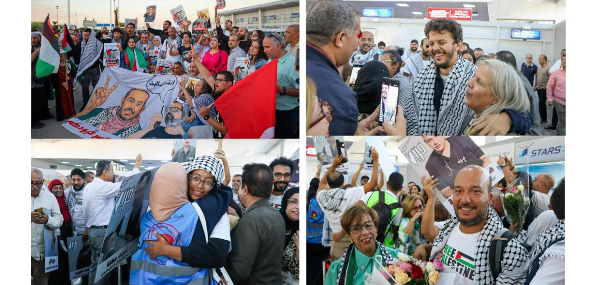 Soumoud | Le 2e groupe de Tunisiens de retour à Tunis