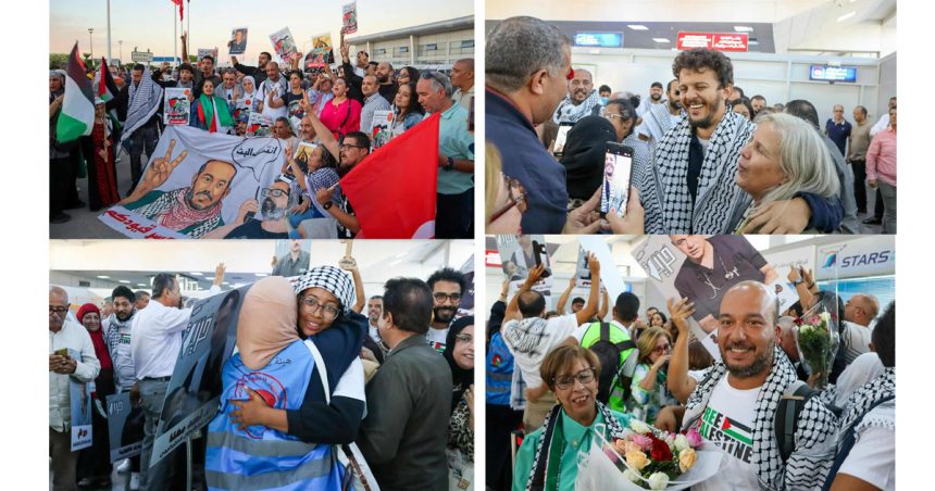 Soumoud | Le 2e groupe de Tunisiens de retour à Tunis