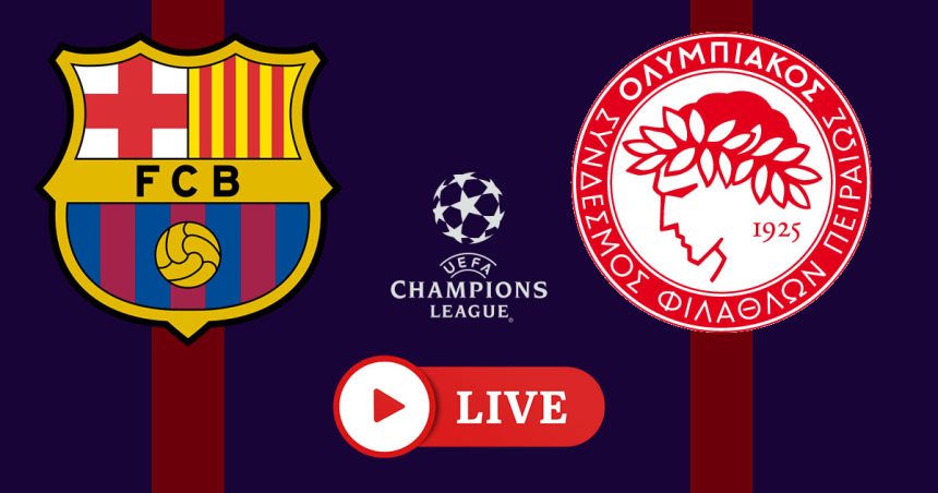 Barça vs Olympiakos en live streaming : Ligue des Champions 2025-26