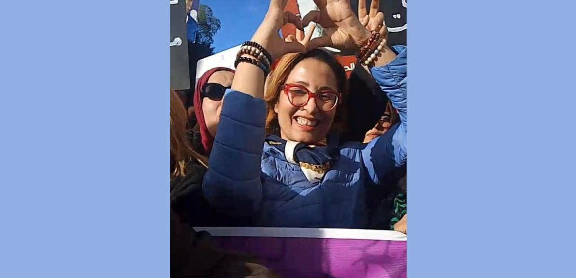 Chayma Issa Chayma Issa arrêtée alors qu’elle manifestait à Tunis