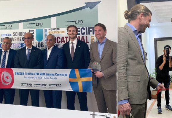Ambassade de Suède | EPD s’implante en Tunisie : Un grand pas pour l’industrie durable