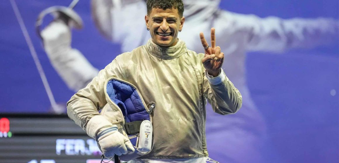 Fares Ferjani en argent à la Coupe du monde de sabre à Alger