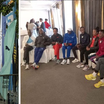 Les coureurs au départ du Marathon Comar de Tunis-Carthage  