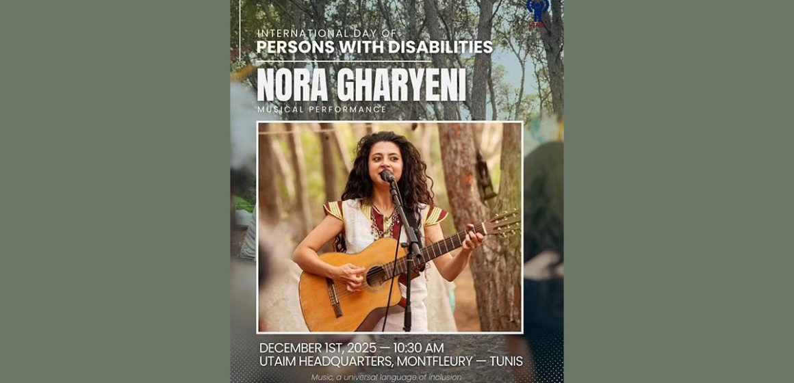 Nora Gharyeni chante pour les jeunes handicapés intellectuels