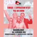 CRLDHT | Rassemblement à Paris pour défendre les libertés en Tunisie