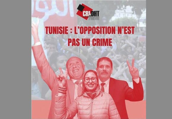 Rassemblement à Paris pour la défense des libertés en Tunisie 