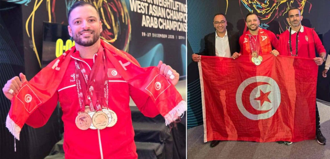 Haltérophilie | Kerem Ben Hnia décroche 6 médailles au Qatar