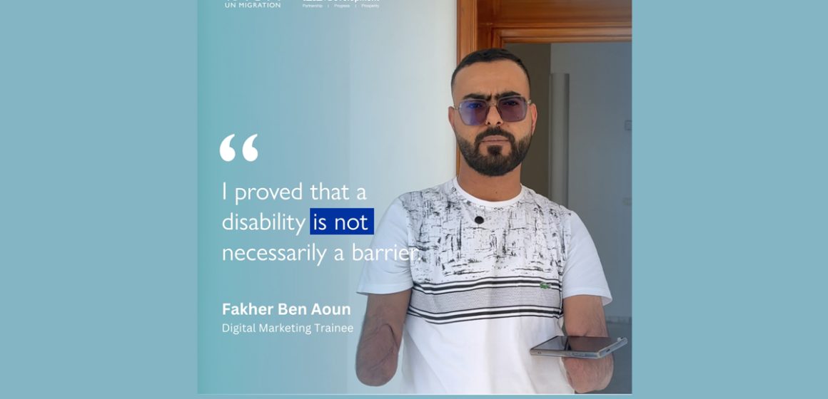 L’histoire inspirante de Fakher : « Je suis la preuve qu’un handicap n’est pas un obstacle »