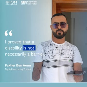 L’histoire inspirante de Fakher : « Je suis la preuve qu’un handicap n’est pas un obstacle »