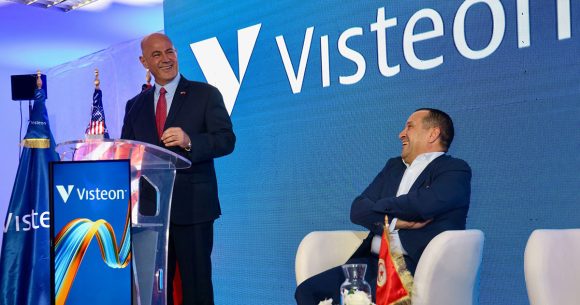 Visteon-Bill-Bazzi Visteon inaugure son nouveau centre technique à Tunis