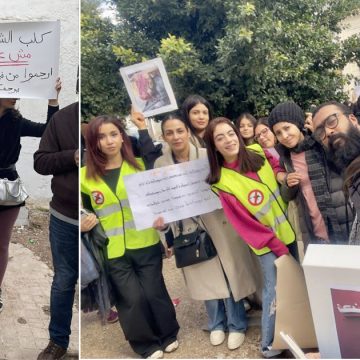 En photos | Mobilisation contre l’abattage des chiens errants