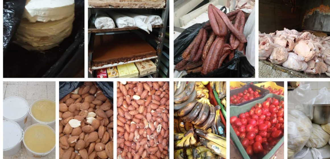 L&rsquo;INSSPA | Saisie de 21 tonnes de produits impropres à la consommation