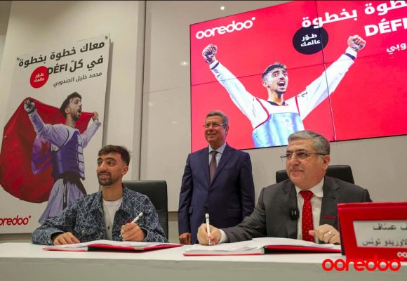 Ooredoo Tunisie sponsor officiel du champion du monde Mohamed Khalil Jendoubi