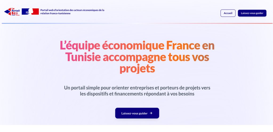 France-Tunisie | « Portail Eco », site interactif d’orientation des acteurs économiques
