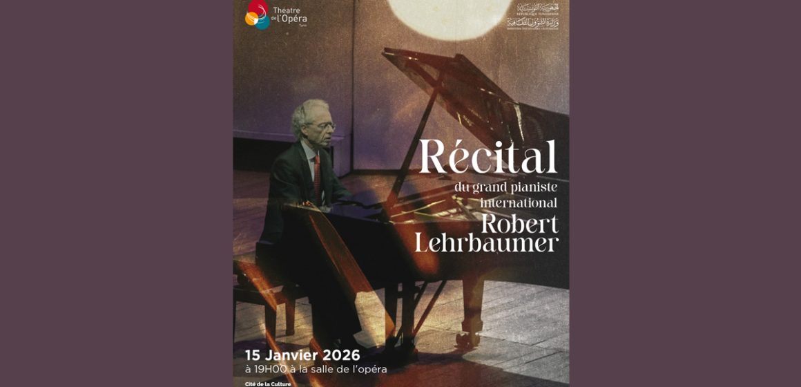 Récital de piano – Robert Lehrbaumer au Théâtre de l’Opéra de Tunis