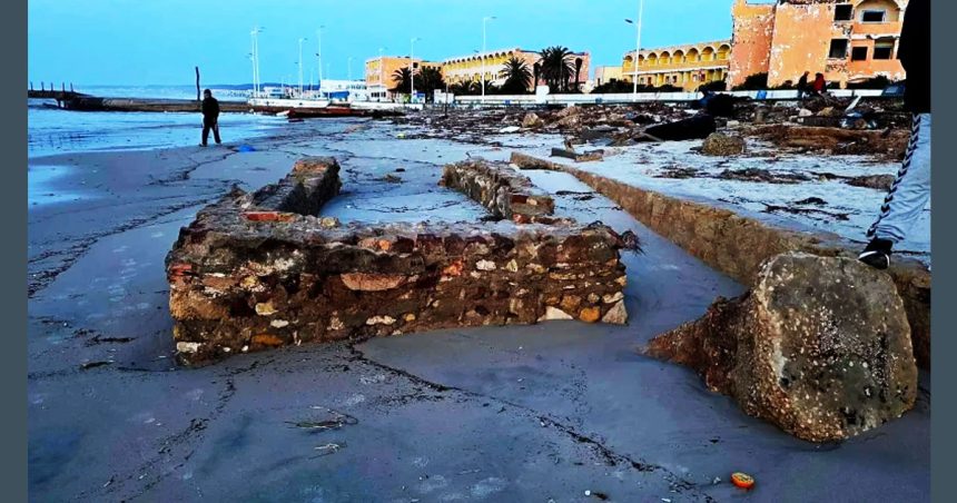 Tunisie | Des vestiges antiques révélés par l’érosion marine  