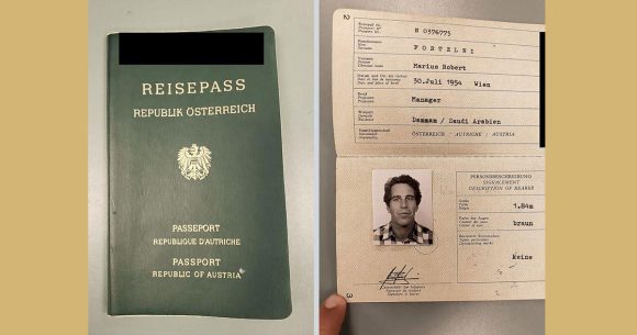 Epstein-Passeport-autrichien Le faux passeport autrichien d’Epstein et le Mossad !
