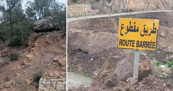 Hammam Bourguiba | Risques d’éboulements et appels à la vigilance sur les routes