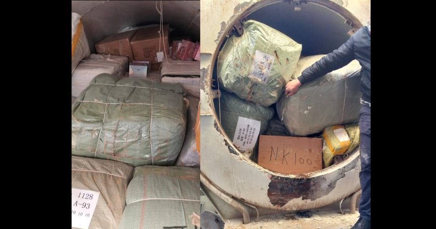 Sidi Bouzid | Contrebande : 1,5 MD de marchandises dissimulées dans une citerne !