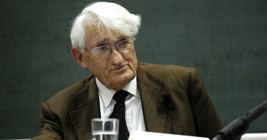 Habermas «dégringole-t-il des hauteurs de la morale»[1] ?