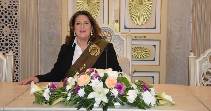 Raja Yassine Bahri Raja Yassine Bahri première femme présidente de Beït al-Hikma