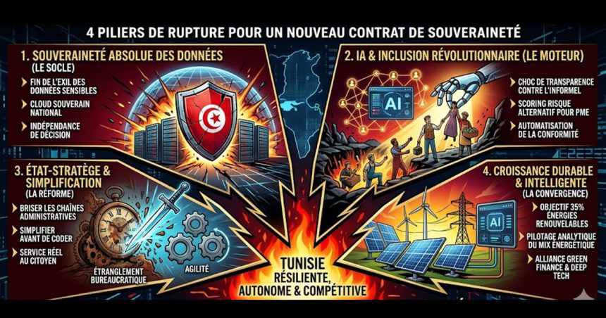Souverainete-numerique- Tunisie | Le numérique, ultime frontière de la souveraineté
