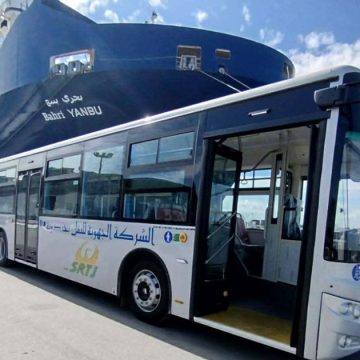 Transport public | En photos, arrivée de nouveaux bus chinois au port de La Goulette
