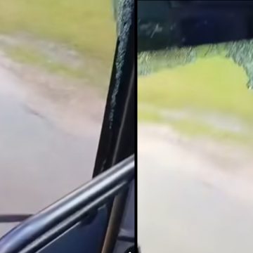 bus vandalisé Nabeul | Un bus neuf visé par des jets de pierres