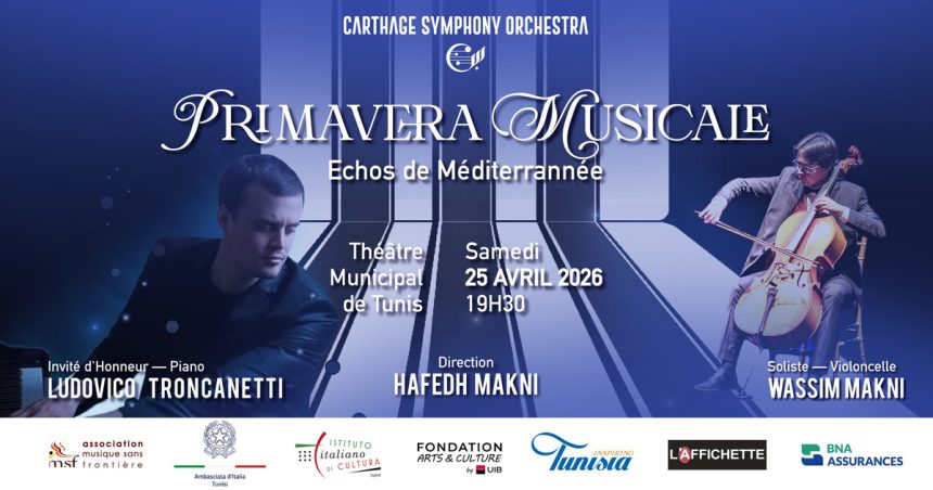 Primavera musicale | Échos de la Méditerranées au Théâtre de Tunis