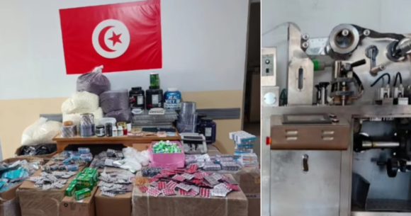Drogue à l&rsquo;Ariana | Laboratoire clandestin, saisie record et dealers arrêtés (Photos)