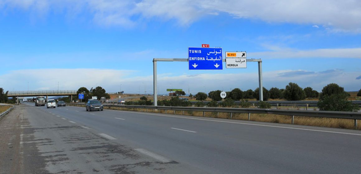 L’échangeur de sortie en direction de Hergla fermé jusqu’à vendredi
