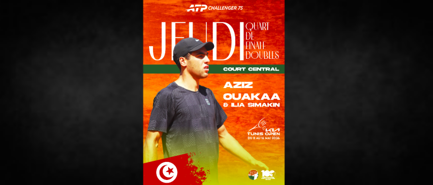 Kia Tunis Open 2026 | Un quart de finale explosif avec Aziz Ouakaa