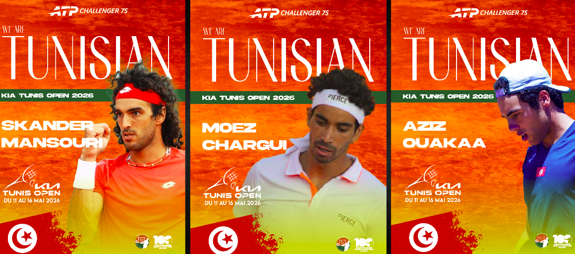 Kia Tunis Open Kia Tunis Open | Le court vibrera aux couleurs de la Tunisie ce mardi