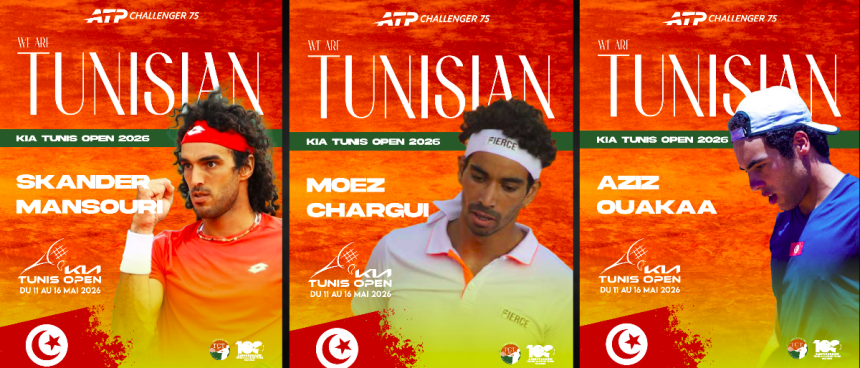 Kia Tunis Open | Le court vibrera aux couleurs de la Tunisie ce mardi