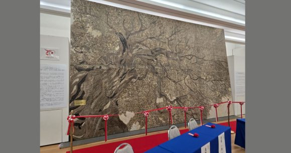 Une mosaïque tunisienne installée dans un musée japonais