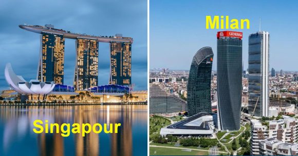 Singapour-Milan Milan et Singapour lorgnent les riches qui fuient Dubaï !