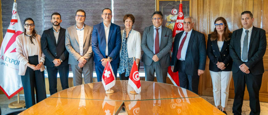 La Suisse et la Tunisie renouvellent leur engagement au service des exportations tunisiennes