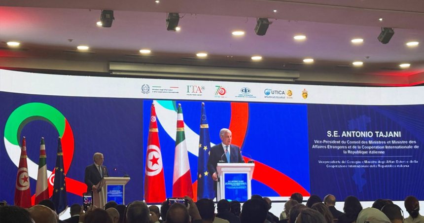 Tajani pour une «alliance stratégique» entre l&rsquo;Italie et la Tunisie   