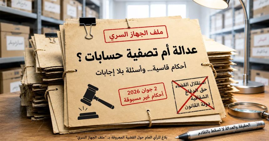 CRLDHT-Appareil-secret «Appareil secret» d’Ennahdha | Un «simulacre de procès» (CRLDHT)