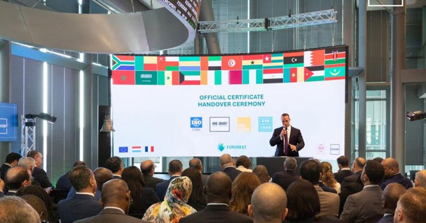Euronext l Une délégation tunisienne à la cérémonie internationale de certification d’entreprises