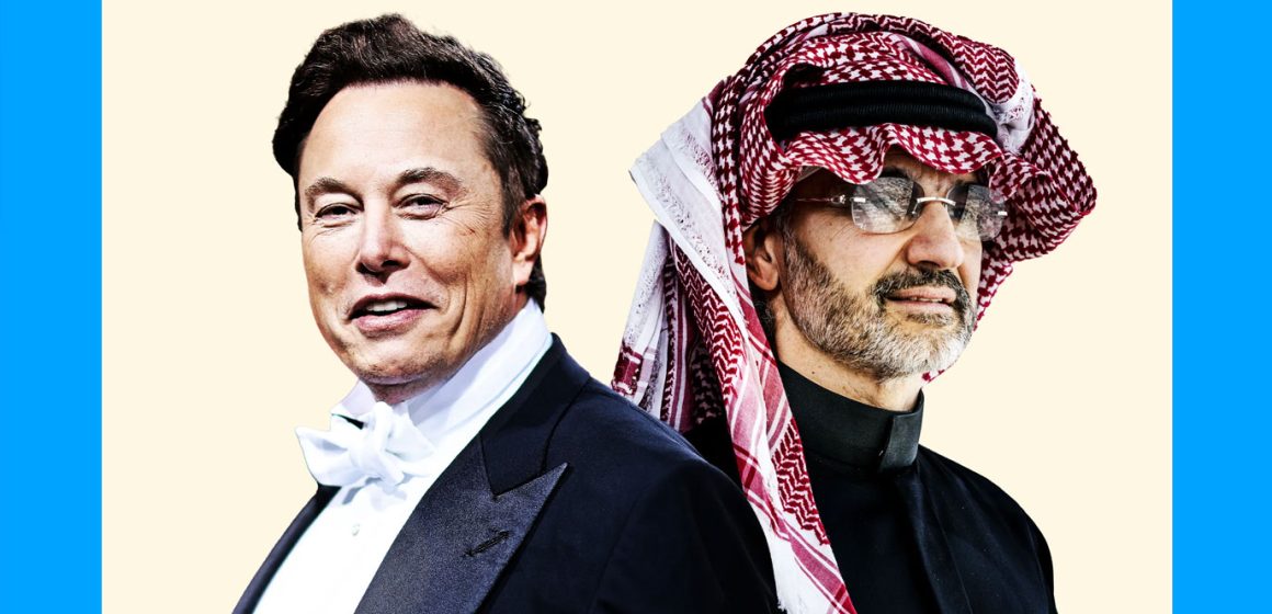 Elon-Musk-Prince-Al-Walid Grâce à SpaceX de Musk, la fortune d’Al-Walid ben Talal explose !