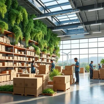 Entrepot-vert Transition écologique dans les entrepôts | La logistique verte progresse en Méditerranée