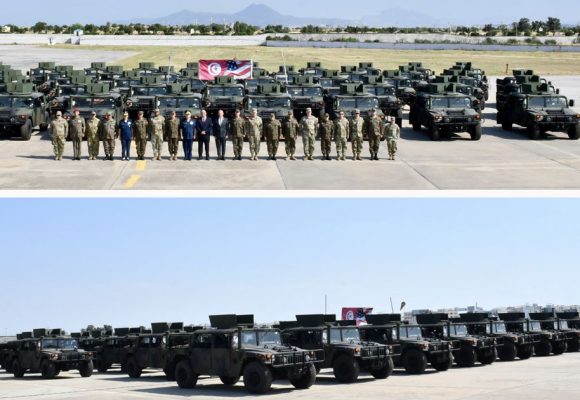 Livraison de 48 véhicules Hummer américains à l’armée tunisienne