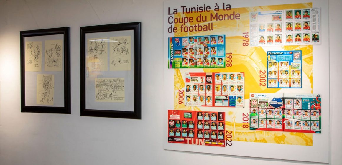 Exposition à Tunis sur le football et les vignettes Panini