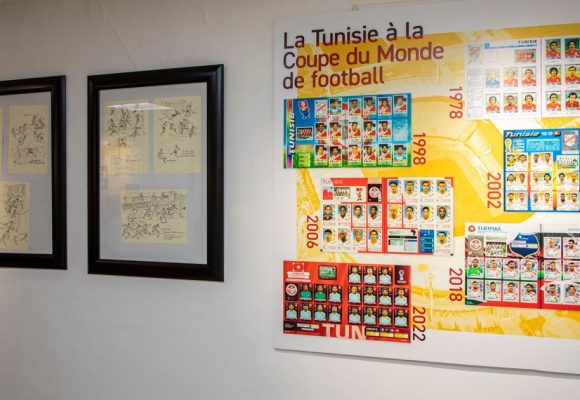 Exposition à Tunis sur le football et les vignettes Panini