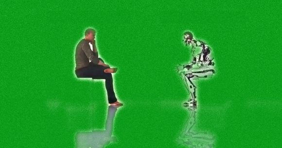 Homme-et-robot-2 L’IA, une menace existentielle pour l’humanité ?