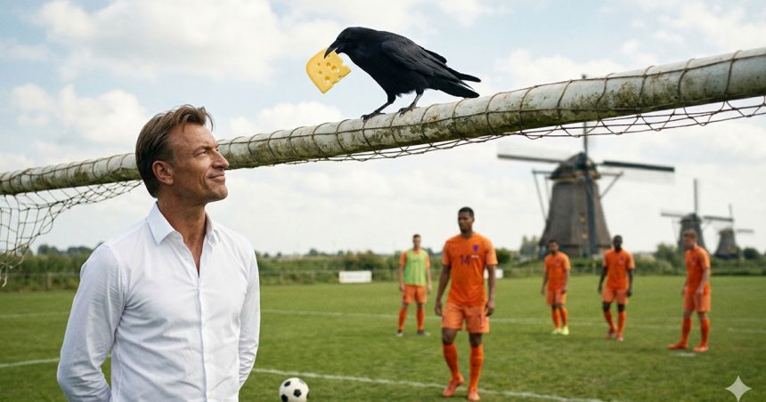 Le-Corbeu-et-Herve-Renard La Tunisie au Mondial | Le renard, le corbeau, et le fromage hollandais